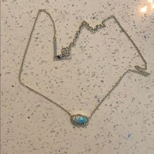 Opal Kendra Scott necklace with gold chain